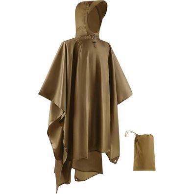 Opret Wasserdichter Regenponcho Damen Herren, Leicht & Atmungsaktiv, 3-in-1