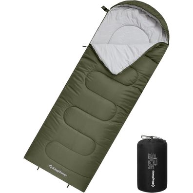 KingCamp Oasis Deckenschlafsack 220x75cm - Wasserabweisend, Leicht, koppelbar