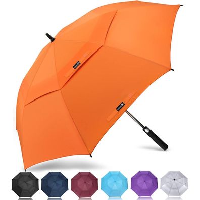 ZOMAKE Regenschirm Groß Sturmfest XL/XXL, 172CM XXL Golfschirm für Herren