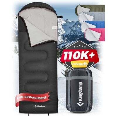 KingCamp Oasis Deckenschlafsack 220x75cm, 3-4 Jahreszeiten, wasserabweisend
