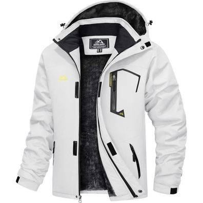 Tacvasen Herren Winterjacke Wasserdicht Winddicht Warm mit Kapuze und