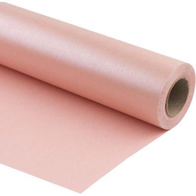 Ruspepa Rosa Mattes Geschenkpapier, 76 cm x 10 m, Perlglanz, Ideal für alle