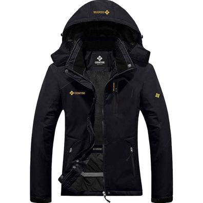 GEMYSE Damen Wasserdichte Berg-Skijacke Winddichte Fleece Outdoor-Winterjacke