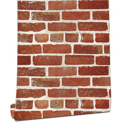 myforHD Selbstklebende Tapete im Vintage-Ziegel-Design, 44cm x 1000cm