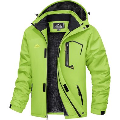 Tacvasen Herren Winterjacke Wasserdicht Winddicht Warm Fleece-Futter mit