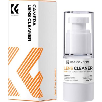 K&F Concept 15ml Bildschirmreiniger - Alkoholfreies Reinigungsfluid für