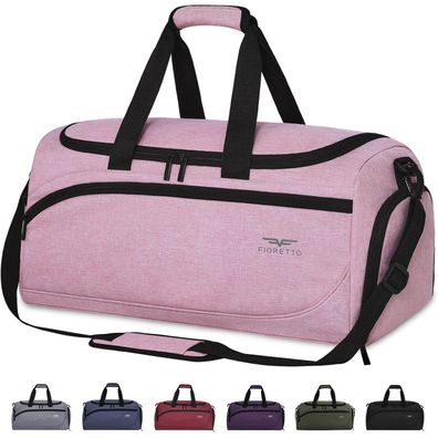 Fioretto 50L Sporttasche & Reisetasche mit Schuhfach & Nassfach, wasserdicht