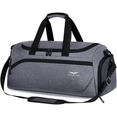 Fioretto 50L Sporttasche & Reisetasche mit Schuhfach & Nassfach, wasserdicht