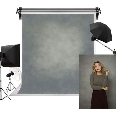 Kate Fotostudio Hintergrund Grau 2.5x2.5m Vintage Abstract für Hochzeit