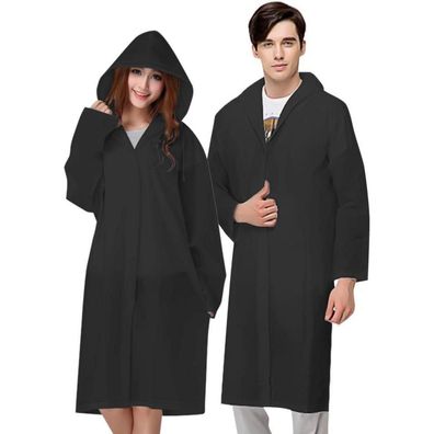 Vicloon Regenponcho Einweg 2 Stück Unisex Wiederverwendbar Transparent