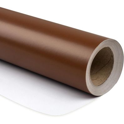 Ruspepa Schokoladenbraunes Geschenkpapier, einfarbig, 44,5 cm x 10 m - Perfekt