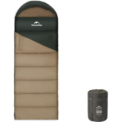 Naturehike Deckenschlafsack mit Kapuze, leicht & bequem für Camping