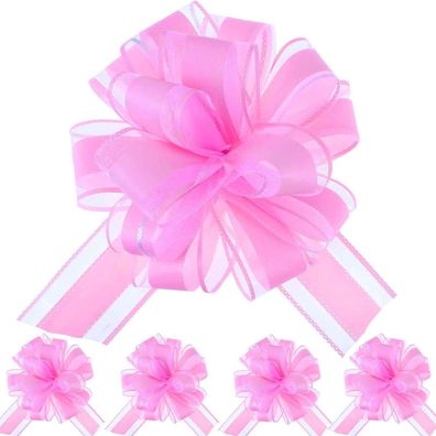 We Moment Zone Geschenk Schleife, 5 Stück Große Riesen Pull Bow für Auto