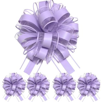 We Moment Zone Geschenk Schleife, 5 Stück Große Pull Bow für Auto Deko