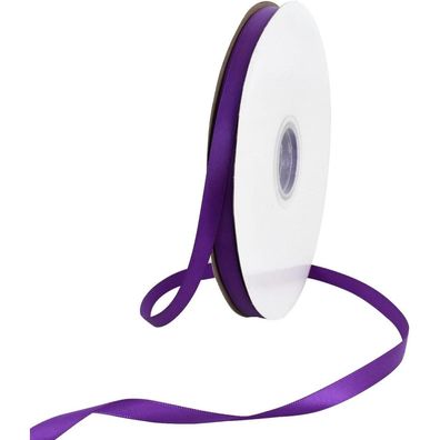 Toniful Satinband Dunkelviolett 10mm, 91 Meter - Dekoration, Geschenkband