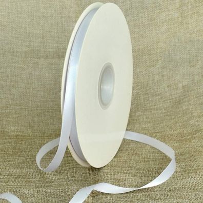 Toniful Satinband weiß 10mm, 91 Meter - Dekoration, Geschenkband, Schleifenband