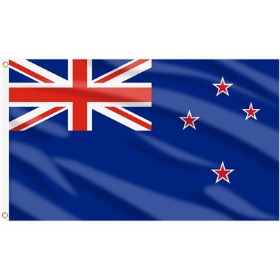 AhfuLife Neuseeland Flagge 150 x 90 cm, 1 Stück Neuseeländer Fahne mit