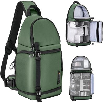 K&F Concept Kamera-Umhängetasche wasserdicht, Fotografie tägliche Reise Camera