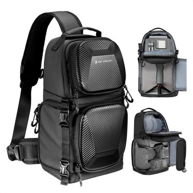 K&F Concept Kamera-Umhängetasche Wasserdicht für DSLR/SLR/Spiegellose Kameras