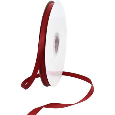Toniful Satinband Dunkelrot 10mm x 91m - Dekoration, Geschenkband