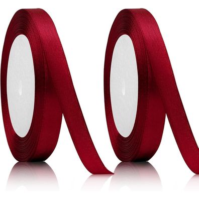 KIYFXA Satinband 10mm 22m - Vielseitiges Dekoband für Geschenke, Hochzeiten