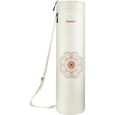 Gonex Yogatasche mit durchgehendem Reißverschluss, verstellbarem Gurt, Nassfach
