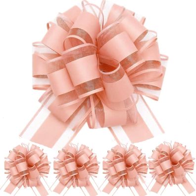 We Moment Zone Geschenk Schleife, 5 Stück Große Riesen Pull Bow für Auto Deko