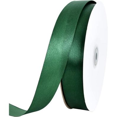 Toniful Satinband, 2,5 cm x 91 m, einfarbig, glänzend, für