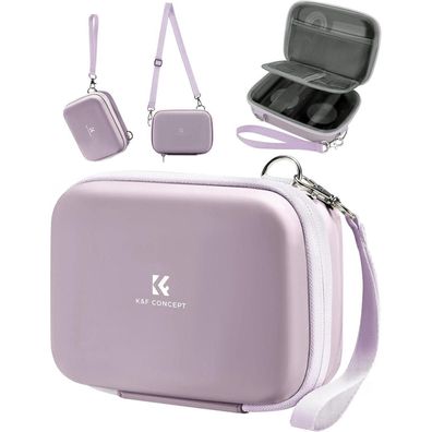 K&F Concept Kameratasche Lila, EVA Hartschale, kompakt und stoßfest, für