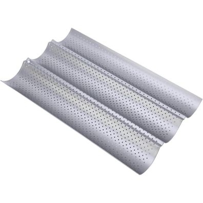 Dilpeak Baguette Backform mit Antihaftbeschichtung für 3 Baguettes