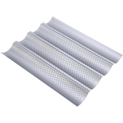 Dilpeak Baguette Backform mit Antihaftbeschichtung für 4 Baguettes, 38 x 33 x 2