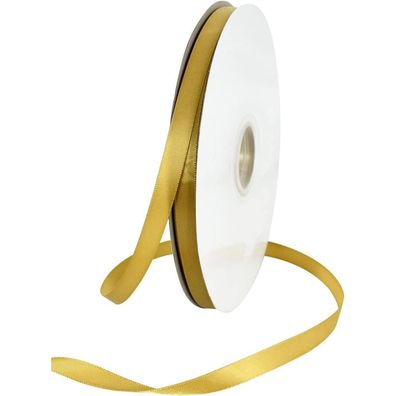 Toniful Satinband Dunkelgold 10mm, 91m - Dekoration, Geschenkband
