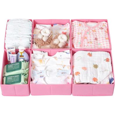 ORLISA 6er Set Schubladen Organizer für PAX Kleiderschrank 75x58 cm, Faltbar
