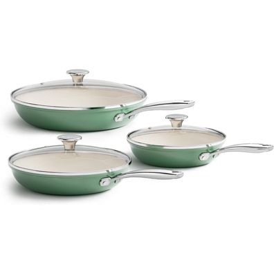 Redchef 6-teiliges Keramik-Pfannenset mit Deckel, Antihaft, Induktion, 20/24/28