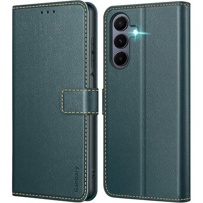 Ganbary Handyhülle für Samsung Galaxy A16 4G/5G, Premium Leder Klapphülle mit