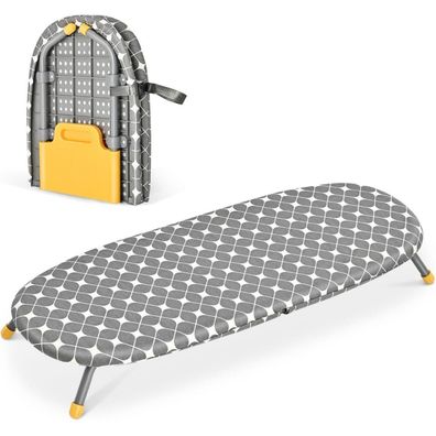 Kingrack Klappbares Tisch-Bügelbrett, tragbar, mit rutschfesten Füßen, 31x82cm