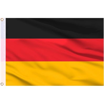 AhfuLife Deutschland Flagge 90 x 150 cm, 2 Stück Deutsche Fahne mit