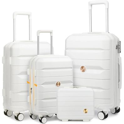 Sea choice Hartschalenkoffer Set 4-teilig S/M/L/XL, Rollkoffer mit TSA Schloss