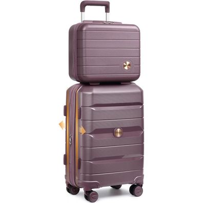 Sea choice Hartschalen Koffer Trolley Kabinen Handgepäck 55cm Lila, 100% PP
