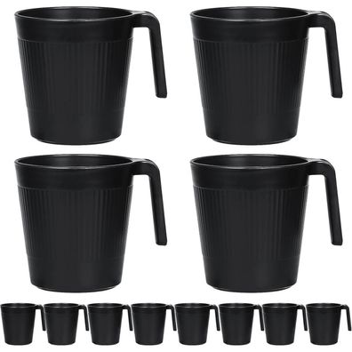 Greentainer Becher 8er Set 500ml Kunststoff, wiederverwendbar, spülmaschinen