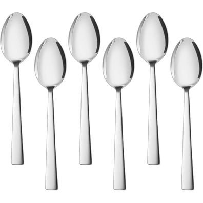 HaWare Esslöffel 6er Set, Edelstahl Tafellöffel 19,5cm, Hochglanzpoliert