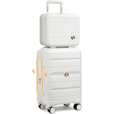 Sea choice Hartschalen Koffer Trolley Erweiterbar Kabinen Handgepäck 55cm mit