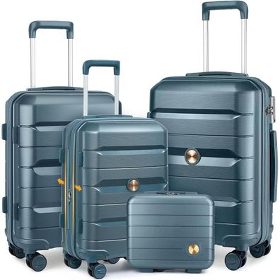 Sea choice Hartschalenkoffer Set 4-teilig S/M/L/XL, Rollkoffer mit TSA Schloss