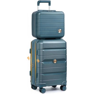 Sea choice Hartschalen Koffer Trolley 55cm Handgepäck Kabinenkoffer Blau