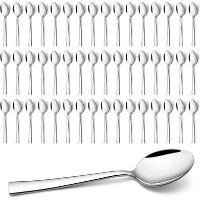 HaWare Teelöffel Set 48 Stück, Edelstahl Kaffeelöffel Dessertlöffel, Klein