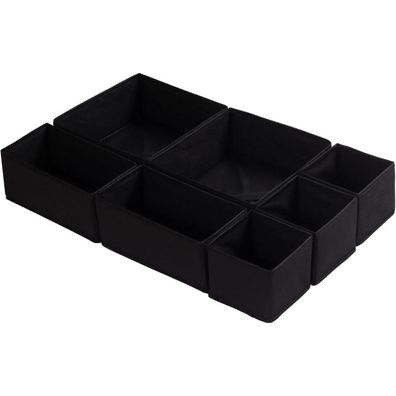 ORLISA 7er Set Schubladen Organizer für MALM Kommode, faltbare