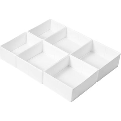 ORLISA 6er Set Schubladen Organizer für PAX Kleiderschrank 75x58 cm, faltbare