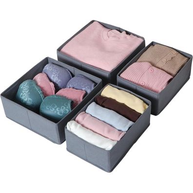 ORLISA 4er Set Schubladen Organizer für PAX Kleiderschrank 50x58 cm, Faltbar