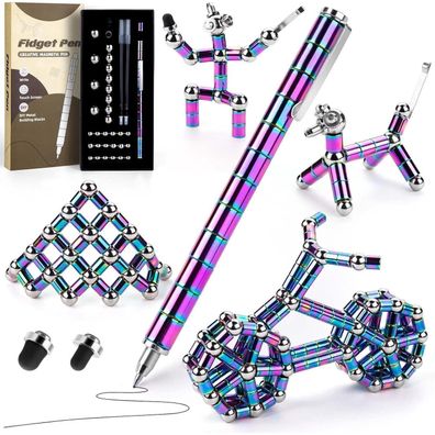 Tigerhu Magnetischer Kugelschreiber Fidget Pen - Multifunktionaler Stressabbau