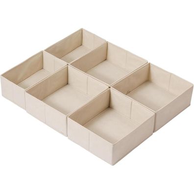 ORLISA 6er Set Schubladen Organizer für PAX Kleiderschrank 75x58 cm, Faltbar